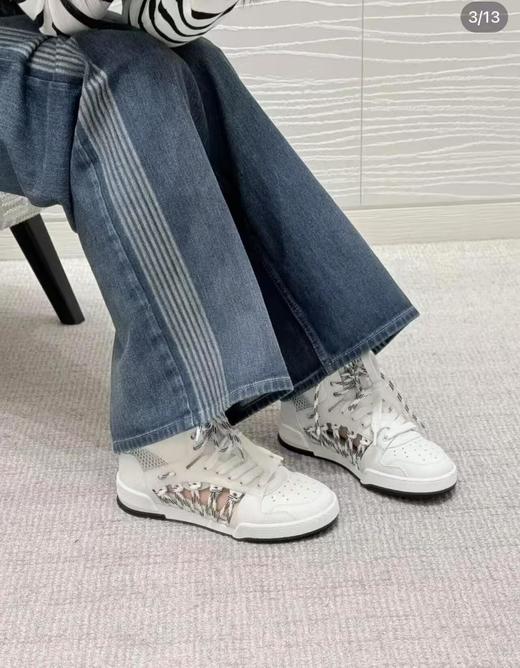 迪奥 新款情侣码镂空双色鞋带低帮运动鞋（DBG） 商品图5