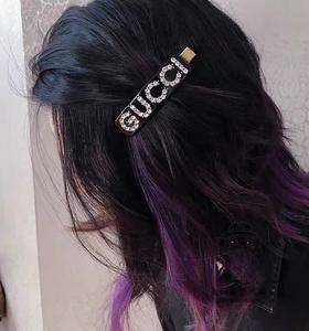 古驰 水晶单发夹 仙气飘飘发夹，水晶复古发夹（CO）