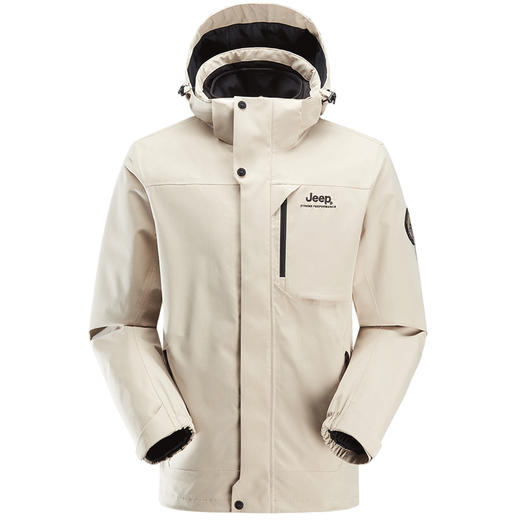 JEEP吉普 男冲锋衣软壳两件套 J232094082 商品图0