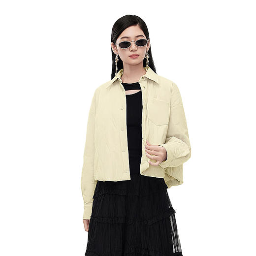 波司登 女衬衫领长袖外套羽绒服 B40133612 商品图2