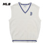 【S/M断码服】【微瑕，如无货做退款处理】MLB男女同款24秋冬新款小标暗纹老花针织马甲3AKPM0244 商品缩略图2