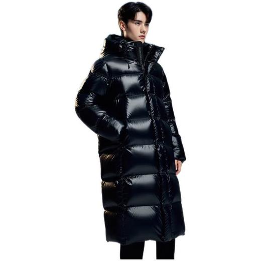 波司登 通用连帽长款羽绒服 B40143140 商品图2