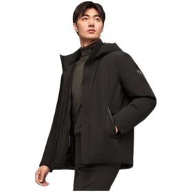 波司登 男连帽一手长羽绒服 B40144133