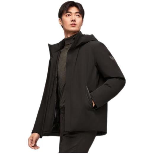 波司登 男连帽一手长羽绒服 B40144133 商品图0
