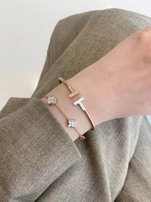 驴家新款天然贝母五手链！重工款！玫瑰金配天然珍珠母贝！（XTY） 商品图4