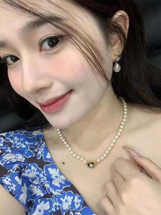 西太后 黑色琉璃土星项链 （XTY） 商品图5