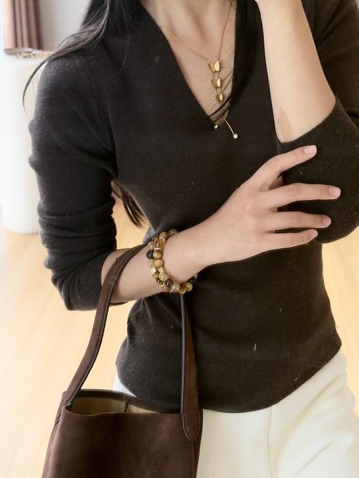 王嘉尔同款金霸大综合水晶手串 招财转运还能百搭出圈！！ 打工人的玄学救命稻草 男女同款情侣系（XTY） 商品图7