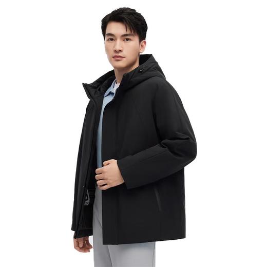 波司登 男短款连帽羽绒服 B30144127 商品图1