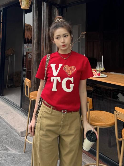 <曾小咸推荐> 字母印花短袖纯棉T 商品图3