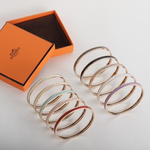 爱马仕-Uni图案珐琅特窄版手镯（XTY） 商品图0