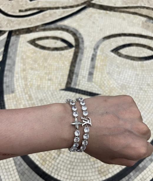 驴家 白银满钻手链 男女同款情侣系 （XTY） 商品图8