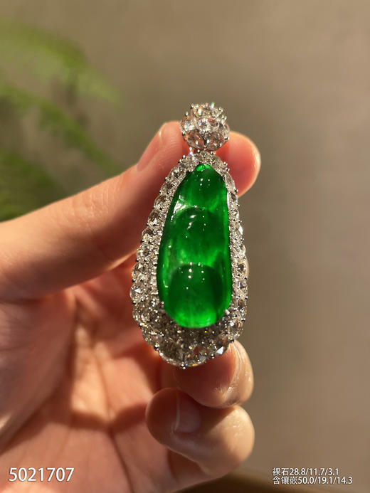 帝王绿福豆吊坠【5021707】具体价格微信咨询 商品图1