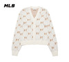 【M断码服】【微瑕，如无货做退款处理】MLB 男女同款宽松休闲钻石老花24新款开衫毛衣3FKCM0241 商品缩略图0