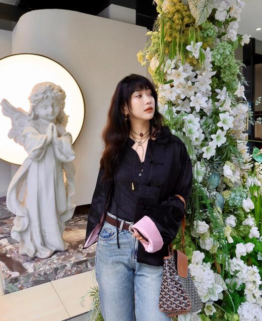 狗牙 戈雅 Rouette 购物袋，4色：黑，棕、灰、绿四色（XS） 商品图6