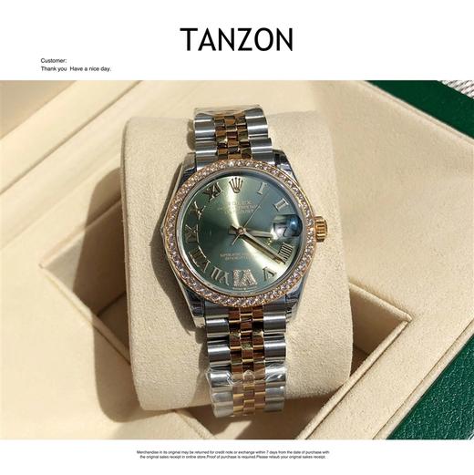 劳力士Rolex女款蚝式日志型腕表！定制版2236蓝游丝全自动机械机芯！（WG） 商品图0