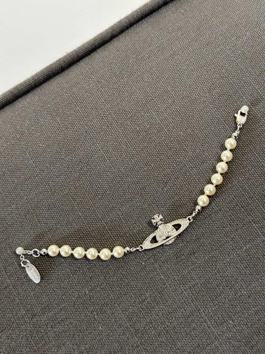 西太后 银色平面土星珍珠手链 （XTY） 商品图1