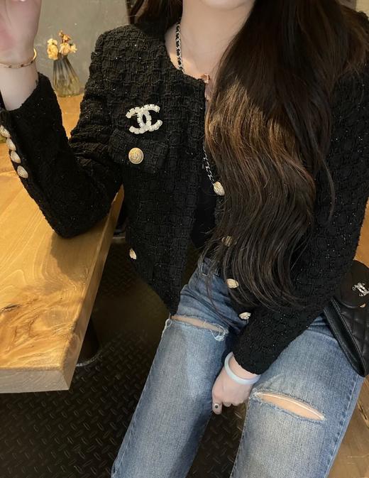 香奈儿 施华洛珍珠水晶双拼胸针（XTY） 商品图2