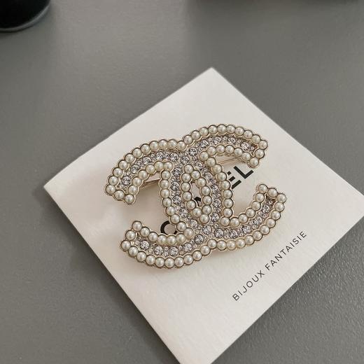 香奈儿 新款双C胸针满满珠钻胸针无敌重磅重工的brooch （XTY） 商品图1