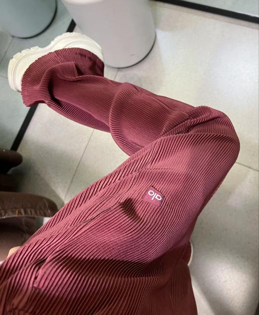 Alo 新品百褶松紧带休闲直筒裤（SS） 商品图4