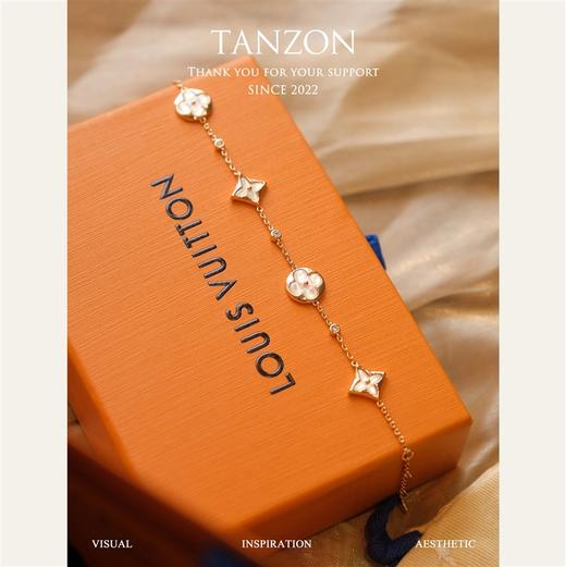 驴家新款天然贝母五手链！重工款！玫瑰金配天然珍珠母贝！（XTY） 商品图0