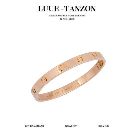 此款15天发货 Cartier卡地亚玫瑰金手镯，香港贸易公司代工厂原版开模，内部数据加工！（XTY） 商品图1