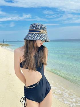 迪奥 新款动物新款织带渔夫帽（CO）