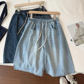 女士五分裤牛仔裤&软牛仔中裤