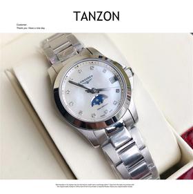 3色！真钻版本 爆款浪琴longine 康卡斯系列女月相功能运动时尚女表！（ZT*SH）