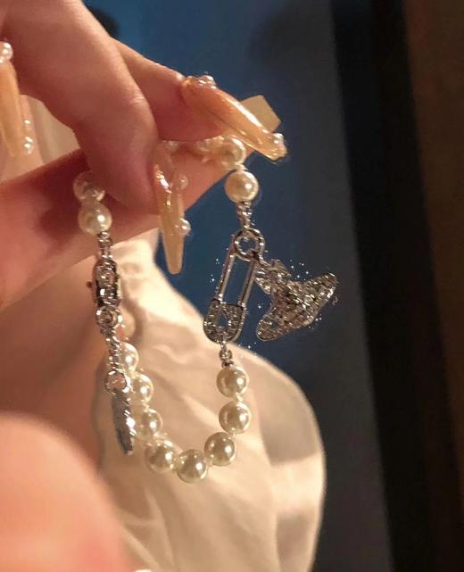 西太后 银色别针土星珍珠手链16珍珠（XTY） 商品图2