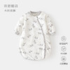 【双层厚度，舒适保暖~】婴儿双层睡袋春秋纯棉 宝宝U型儿童睡衣 新生儿拉链式 多功能防踢被-QQ 商品缩略图3