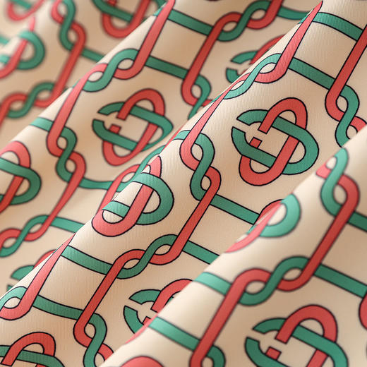 「高货wl」全新升级【铂金会员293/天猫389/差价96】(35156)洛诗琳气质印花连衣裙2025夏季新款时尚圆领显瘦直筒裙 商品图3