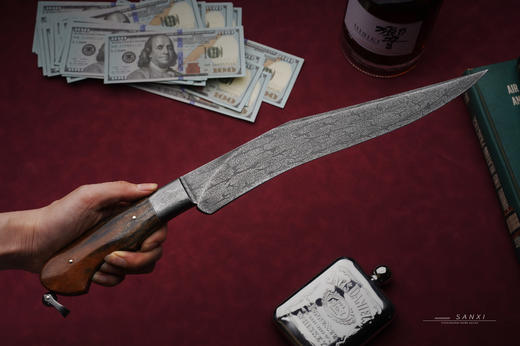 三希堂  现代刀系列  异形大马博弈  未开刃 商品图2