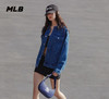 【S/M/L断码服】【微瑕，如无货做退款处理】MLB男女情侣休闲复古老花系列水洗牛仔外套24春季新款3ADKM0341 商品缩略图3