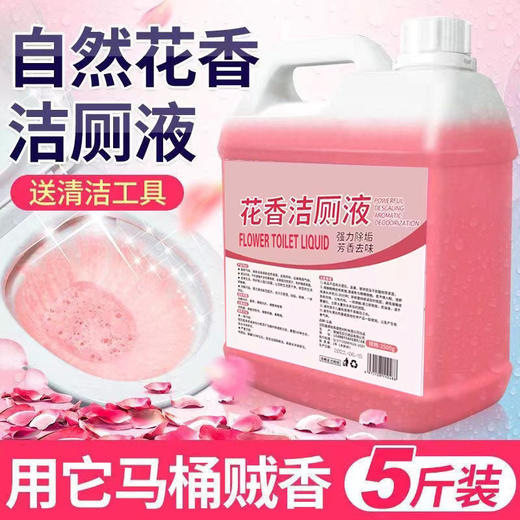 【9.9到手❗️自然花香洁厕灵】植物花香，温和配方，洗厕所马桶清洁剂神器强力去黄去污渍除臭除垢剂洁厕液 商品图2