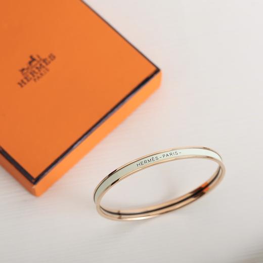 爱马仕-Uni图案珐琅特窄版手镯（XTY） 商品图9