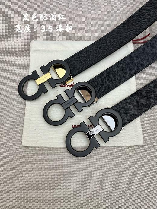 菲拉格慕专柜同步扣头金/银可选新款纯钢扣男款皮带【男士礼物专区】（GD） 商品图1