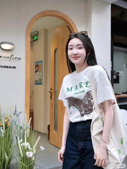 Mardi 腊肠狗短袖T恤 男女同款 韩系超火T恤（SS） 商品图7