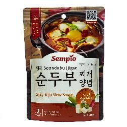 膳府 嫩豆腐汤调味汁110g샘표 순두부찌개 양념110g 商品图0