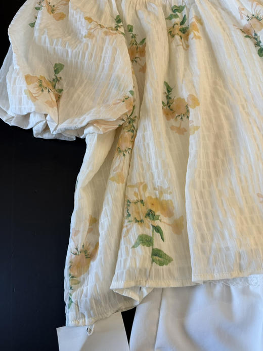 碎花橘调小衫 商品图2