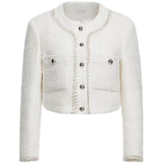 波司登 女缎带毛呢小香风羽绒服 B30134136 商品图1