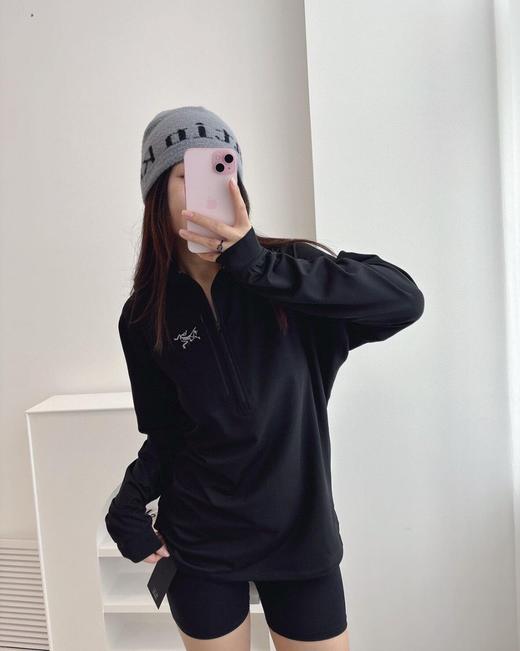 ARC'TERYX始祖鸟Motus AR Zip LS半拉链长袖立领休闲速干保暖T恤男款 全天候户外运动系列！（SS） 商品图7