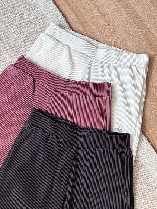 Alo 新品百褶松紧带休闲直筒裤（SS） 商品图1