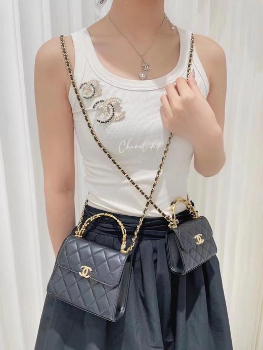 香奈儿 高级手工坊重工菱格三混合胸针（XTY） 商品图4