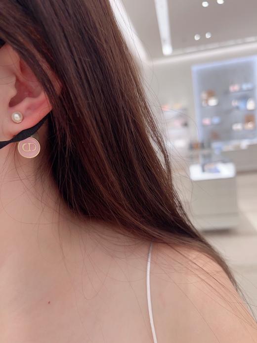 迪奥 25早春最新款绝美系列 彩色小圆双珠耳钉（XTY) 商品图8