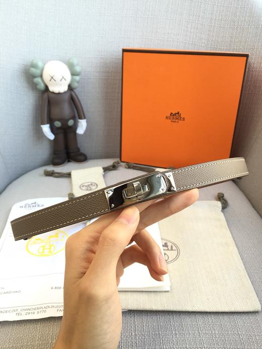 爱马仕  凯利女款皮带 掌纹纹 搭配经典旋转扣 （GD） 商品图9