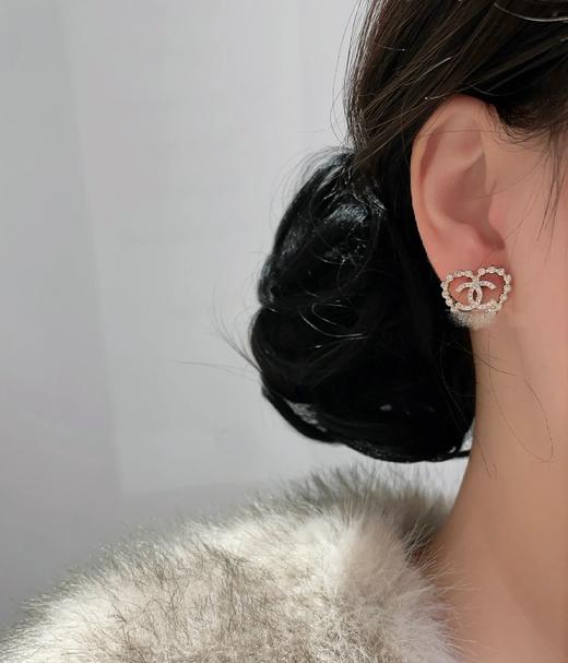 香奈儿 香镂空爱心耳钉 ， （XTY） 商品图1