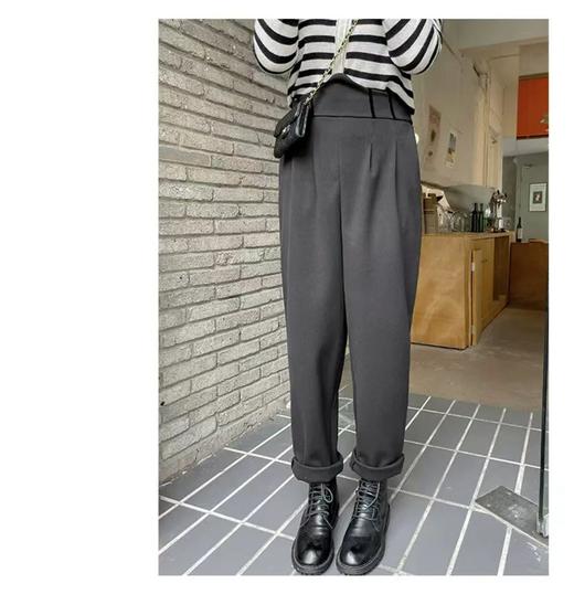 双十二福利！【诗铭洛可】W675呢料鱼骨裤 商品图10