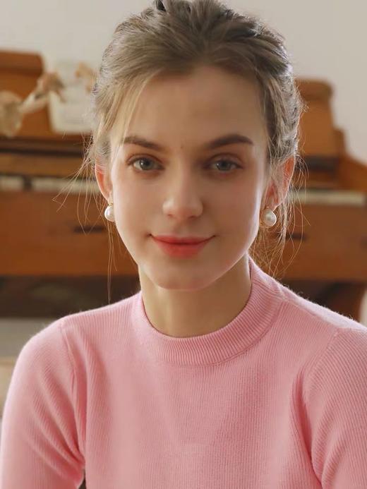 赛琳 开口大珍珠金属耳环（XTY） 商品图4