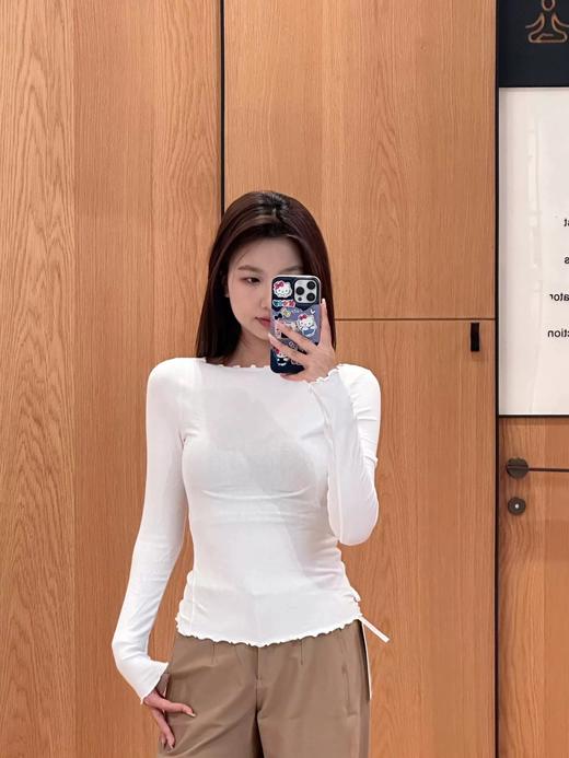 LuLU Hold Tight Boatneck船领波浪边长袖T恤tee！ 早春的万能打底衫（SS） 商品图14