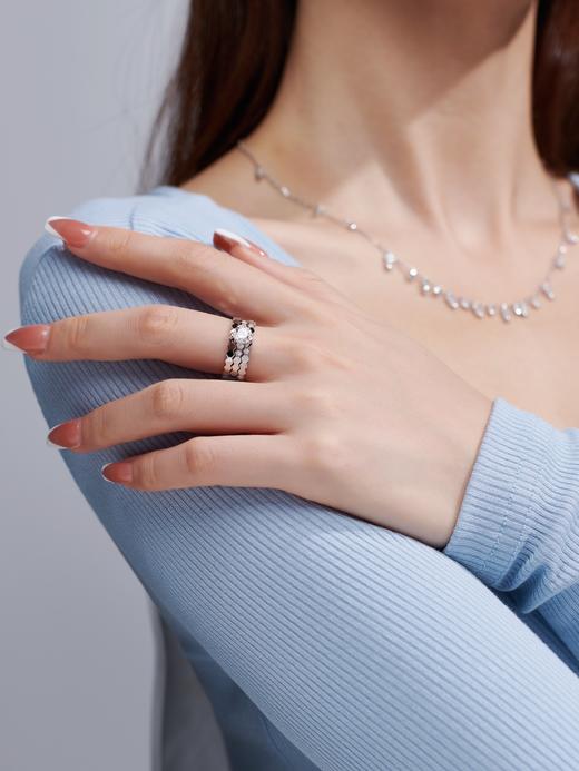 尚美 蜂窝戒指  V金镀金CNC版本 （XTY） 商品图8